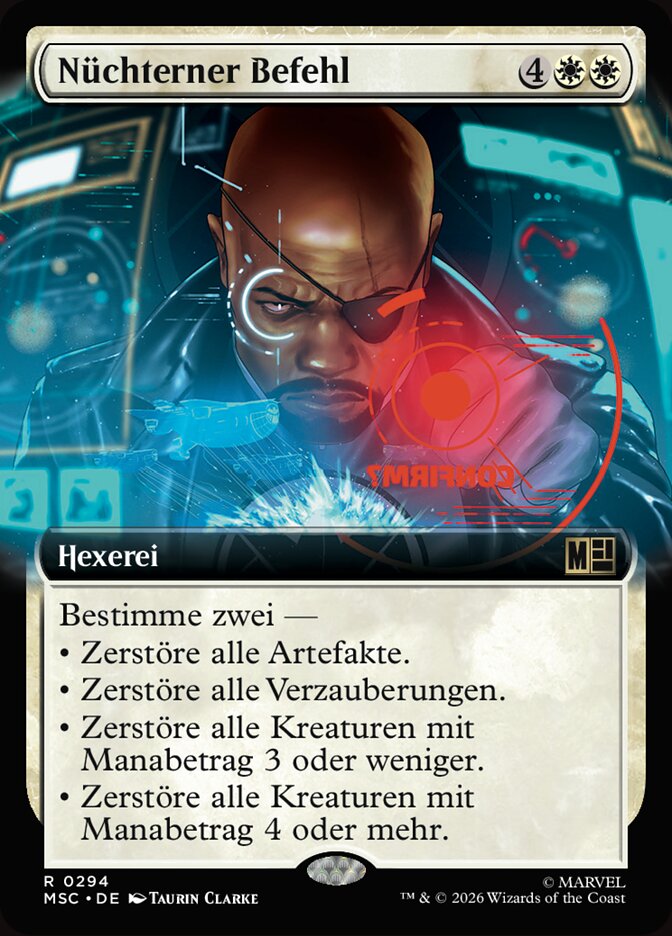 Nüchterner Befehl