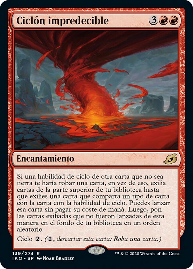 Ciclón impredecible