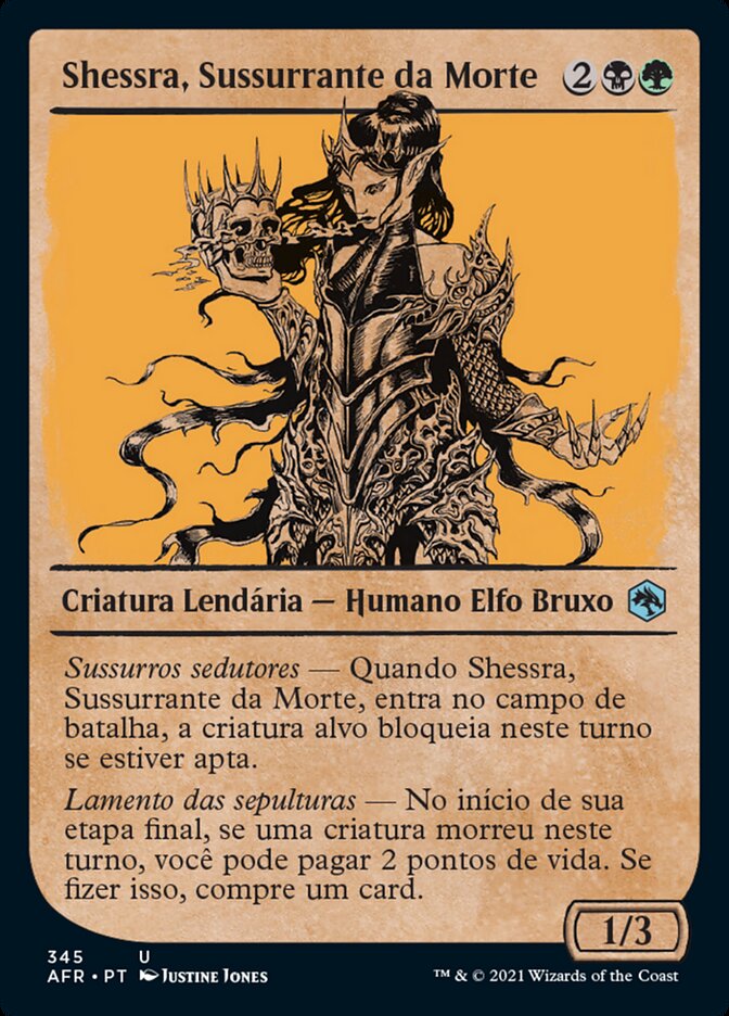 Shessra, Sussurrante da Morte