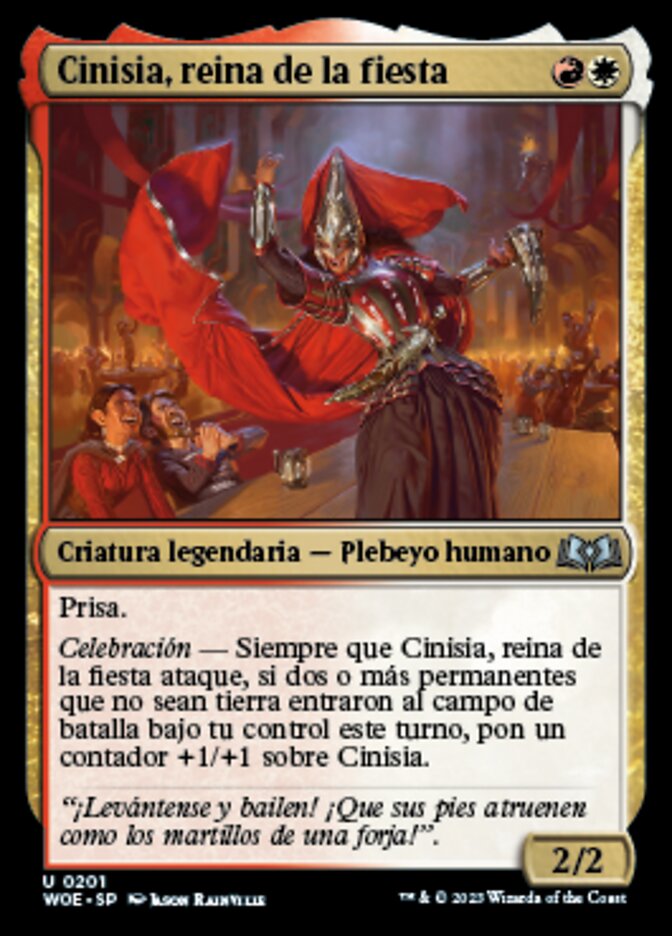 Cinisia, reina de la fiesta