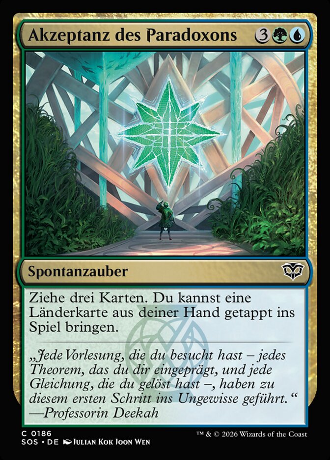 Akzeptanz des Paradoxons