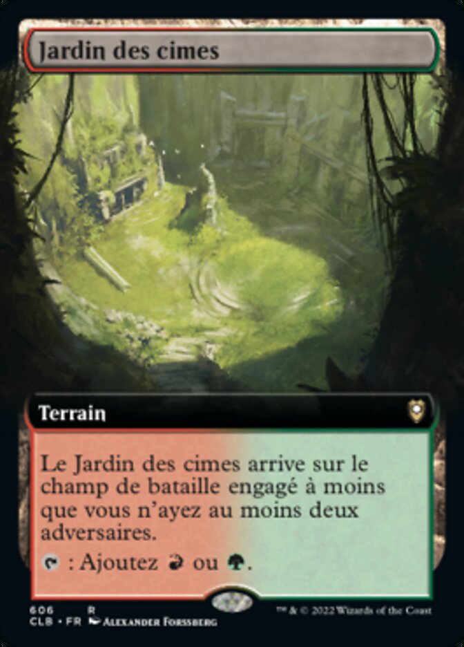 Jardin des cimes
