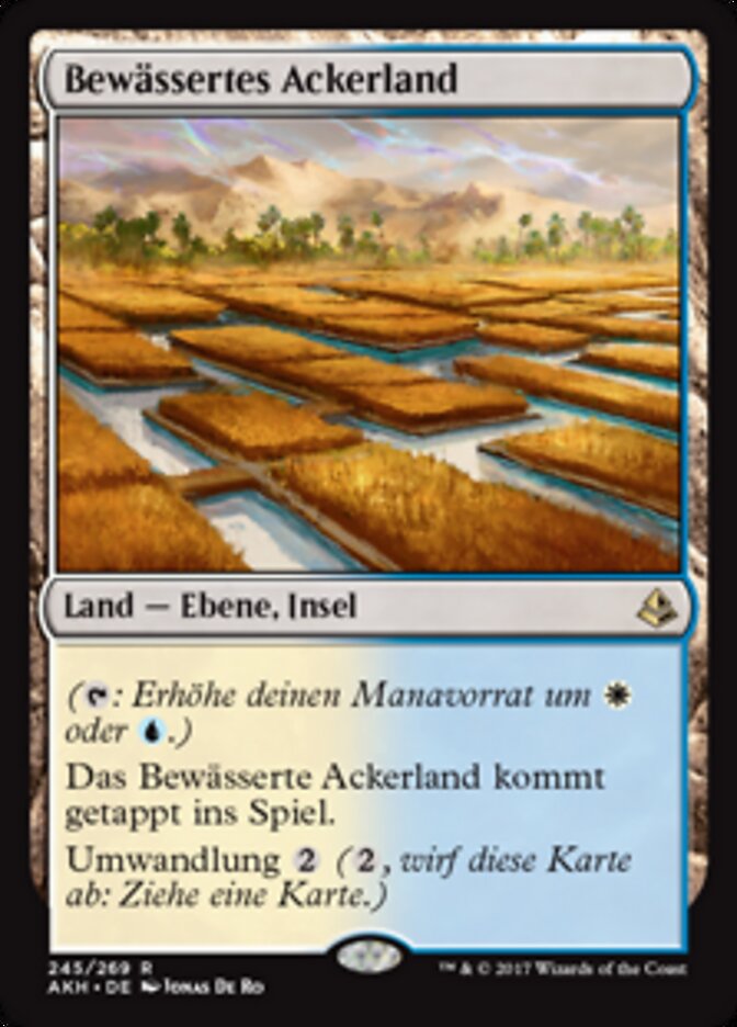 Bewässertes Ackerland