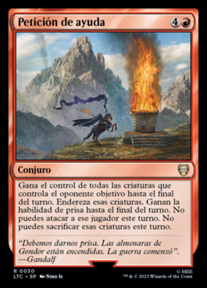 Petición de ayuda