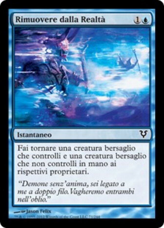 Rimuovere dalla Realtà