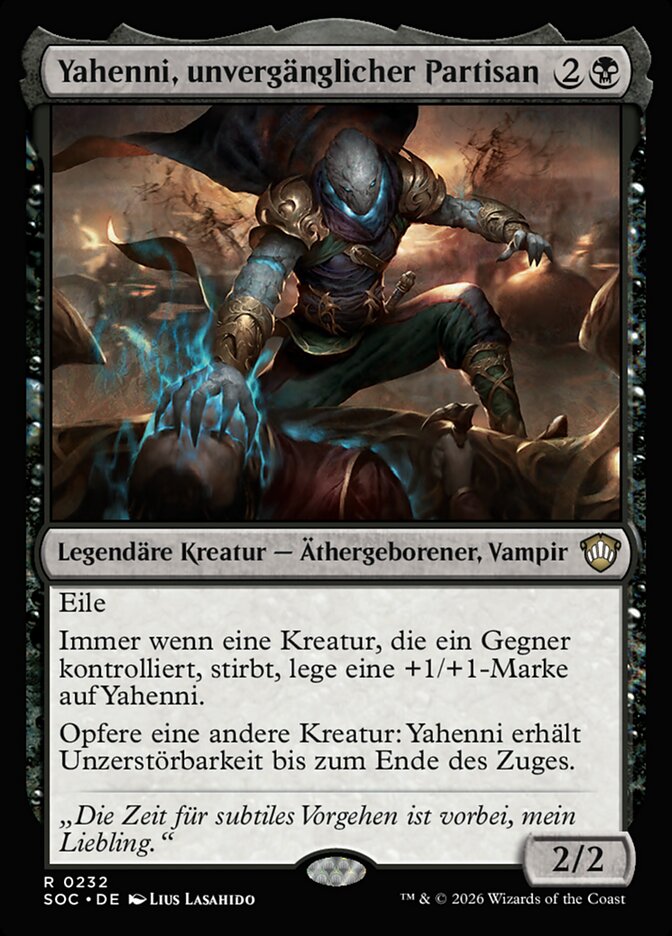 Yahenni, unvergänglicher Partisan