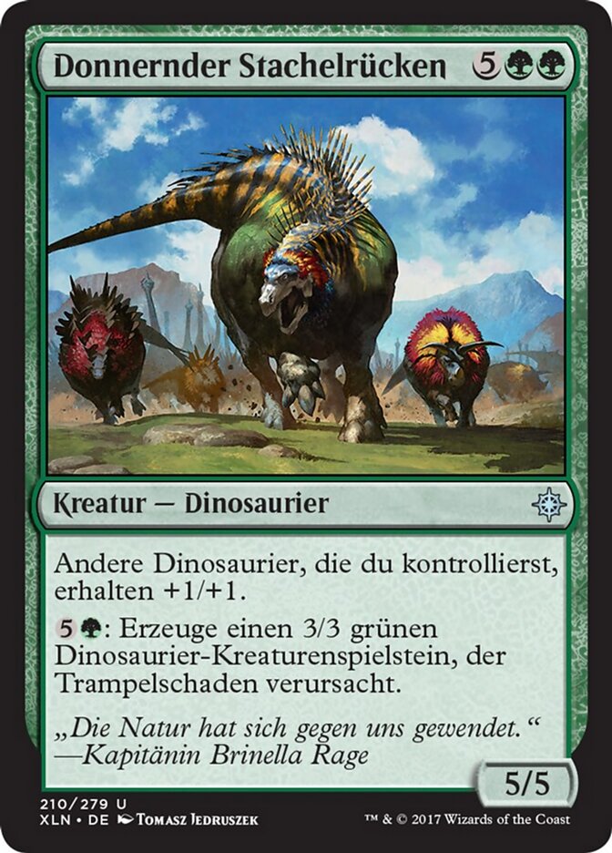 Donnernder Stachelrücken