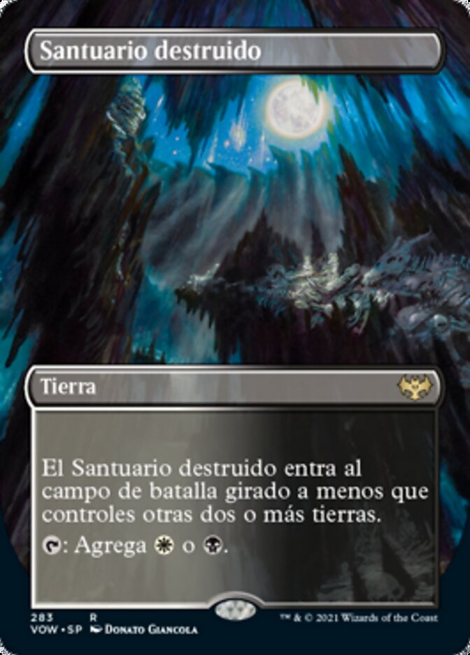 Santuario destruido