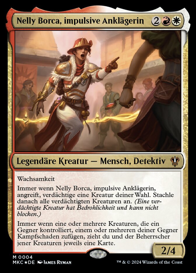 Nelly Borca, impulsive Anklägerin