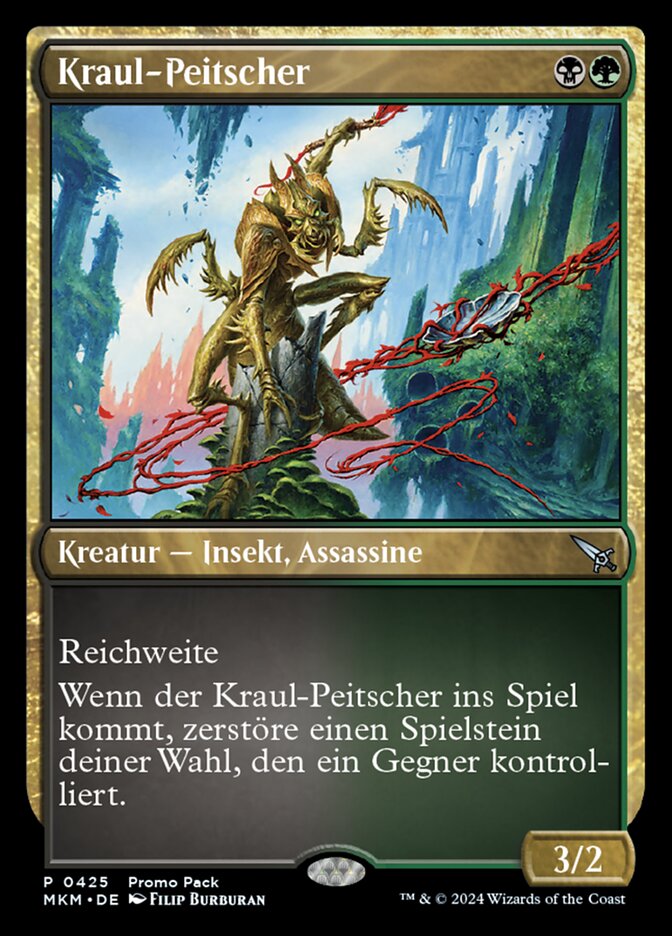 Kraul-Peitscher