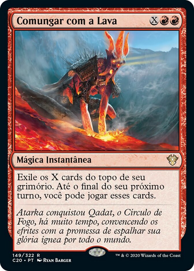 Comungar com a Lava