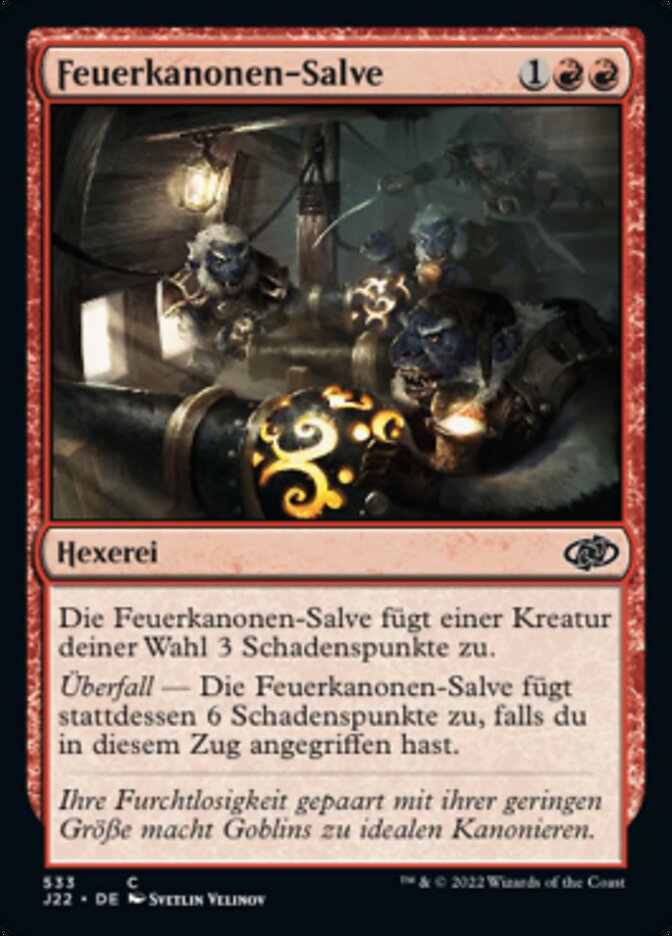 Feuerkanonen-Salve