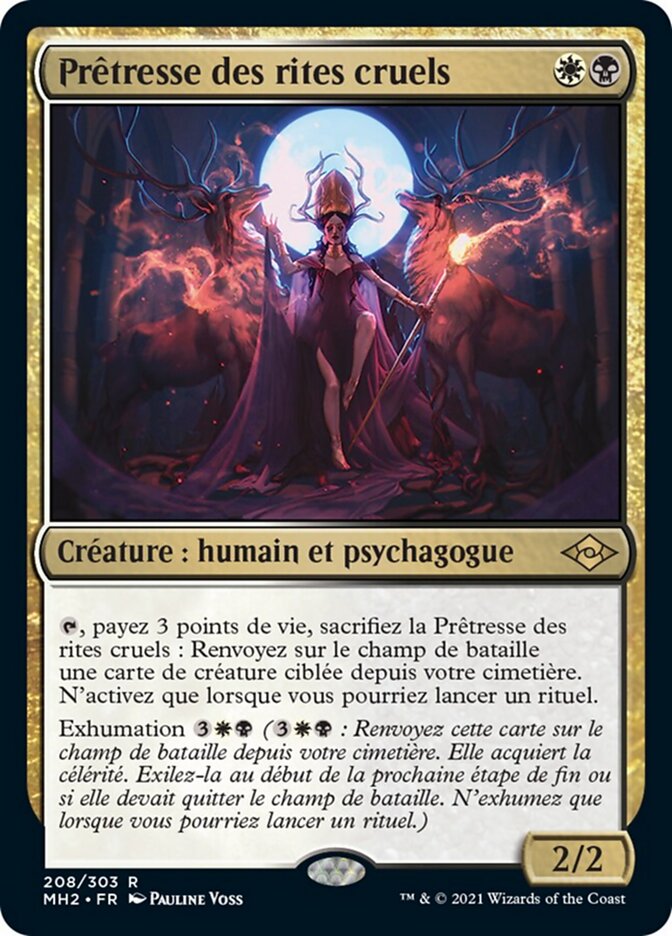 Prêtresse des rites cruels