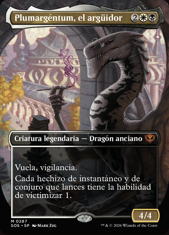 Plumargéntum, el argüidor