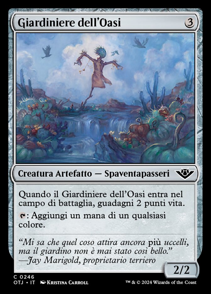 Giardiniere dell'Oasi