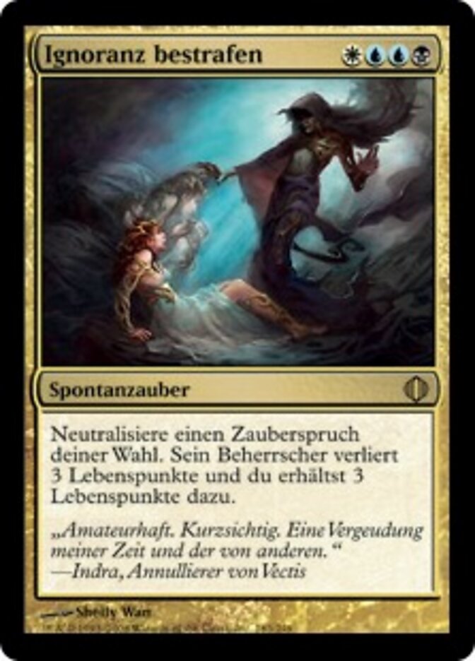 Ignoranz bestrafen