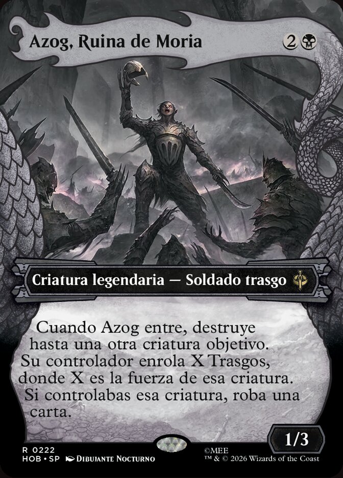 Azog, Ruina de Moria
