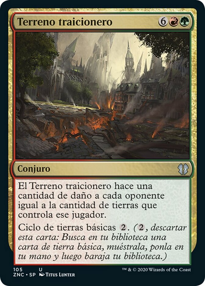 Terreno traicionero