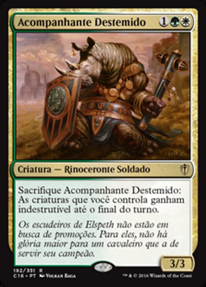 Acompanhante Destemido