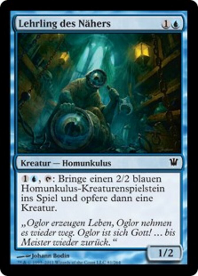 Lehrling des Nähers
