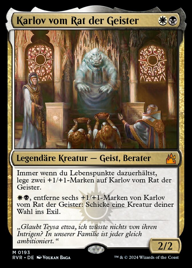 Karlov vom Rat der Geister