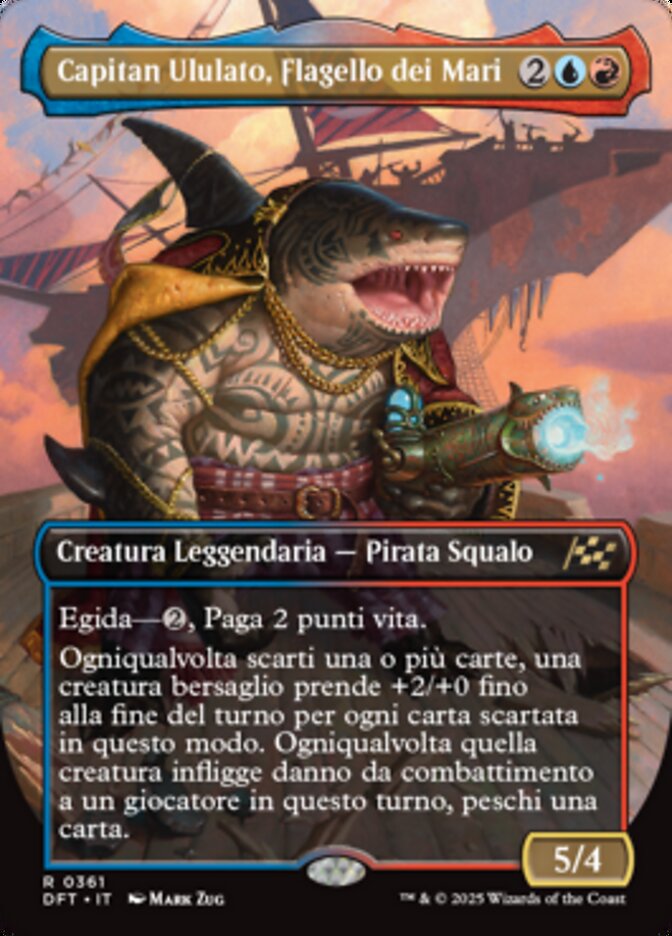Capitan Ululato, Flagello dei Mari