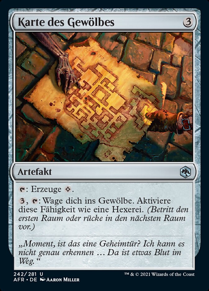 Karte des Gewölbes