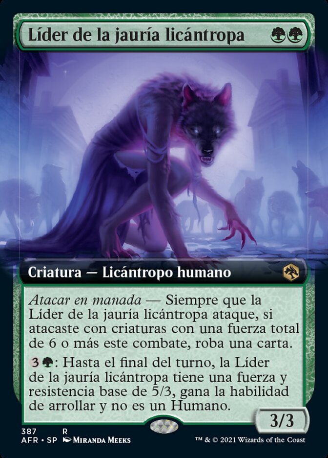 Líder de la jauría licántropa