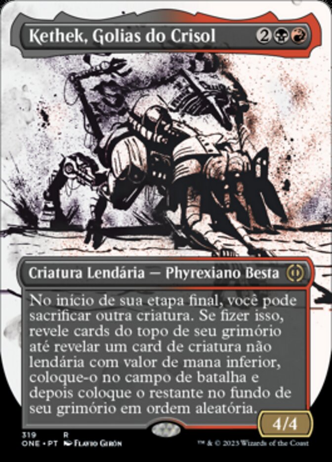 Kethek, Golias do Crisol