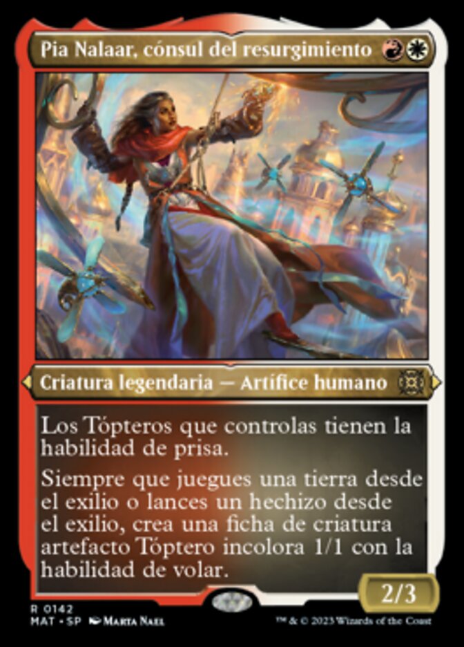 Pia Nalaar, cónsul del resurgimiento