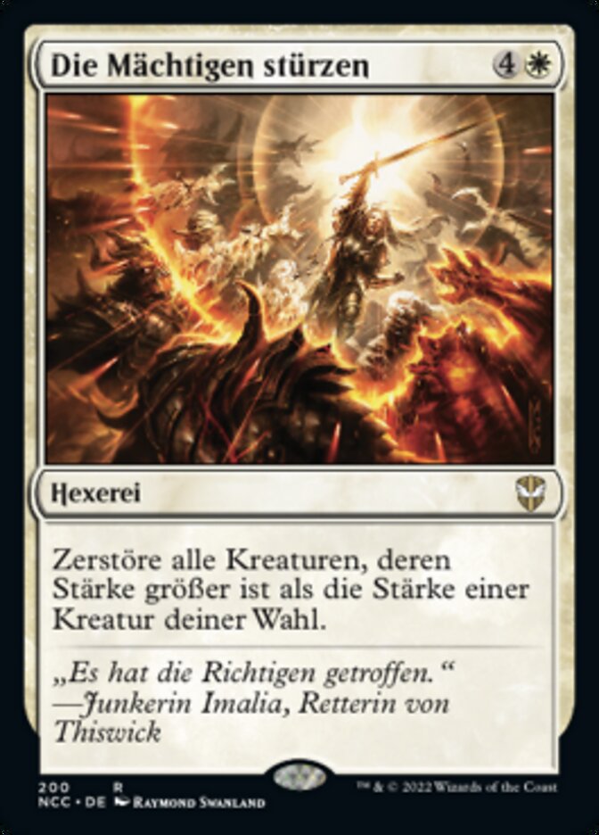 Die Mächtigen stürzen