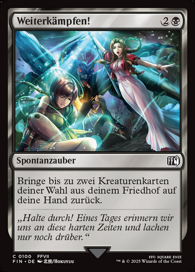 Weiterkämpfen!