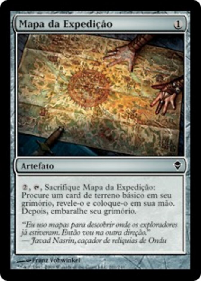 Mapa da Expedição
