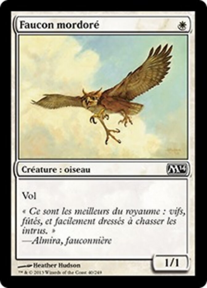 Faucon mordoré