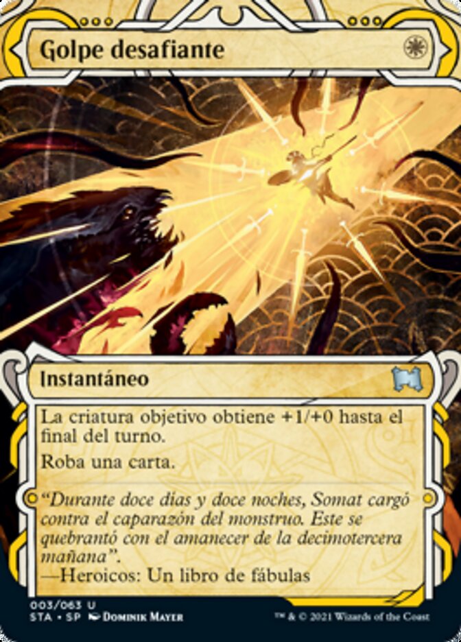 Golpe desafiante