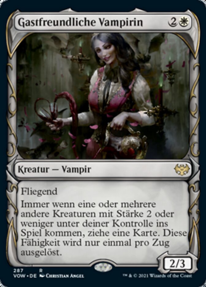 Gastfreundliche Vampirin