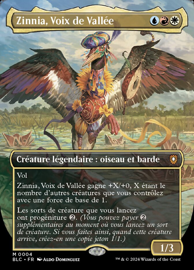 Zinnia, Voix de Vallée