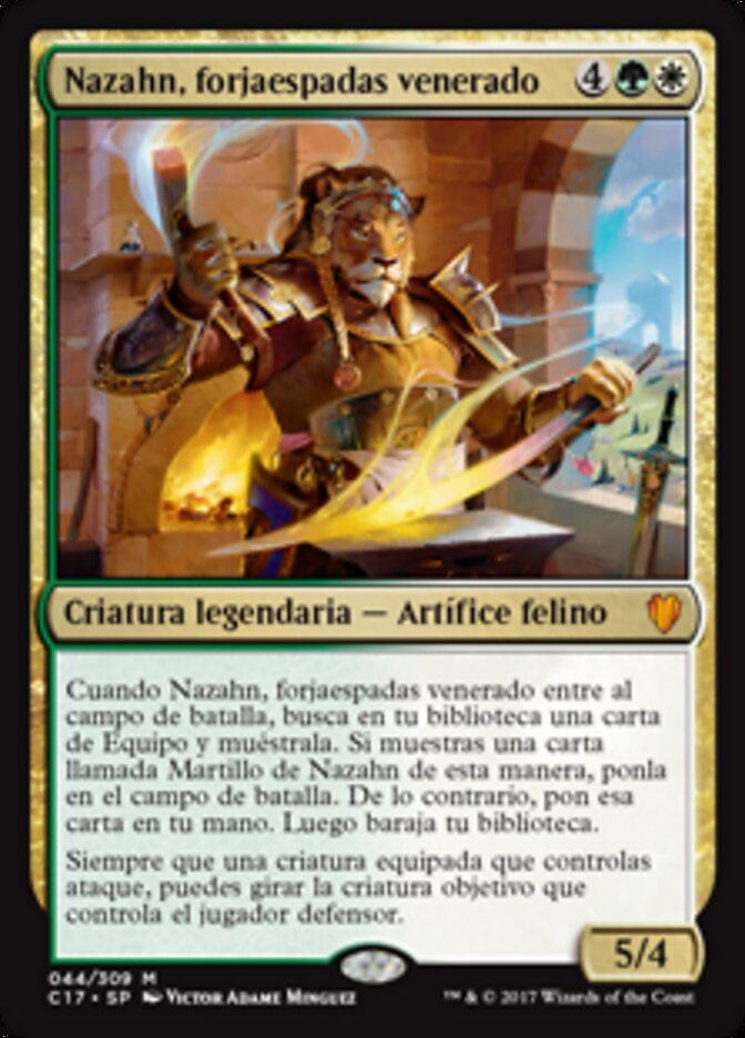 Nazahn, forjaespadas venerado