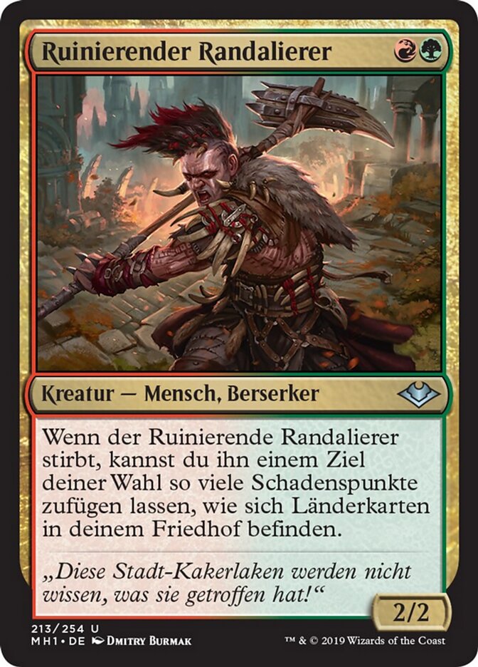 Ruinierender Randalierer