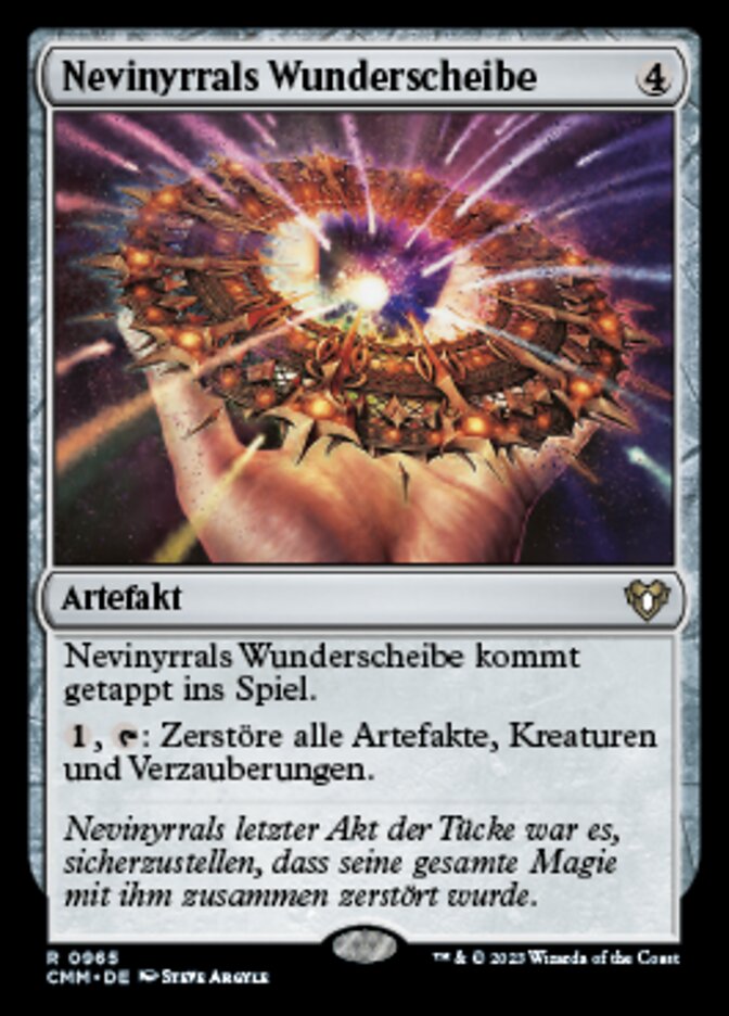 Nevinyrrals Wunderscheibe