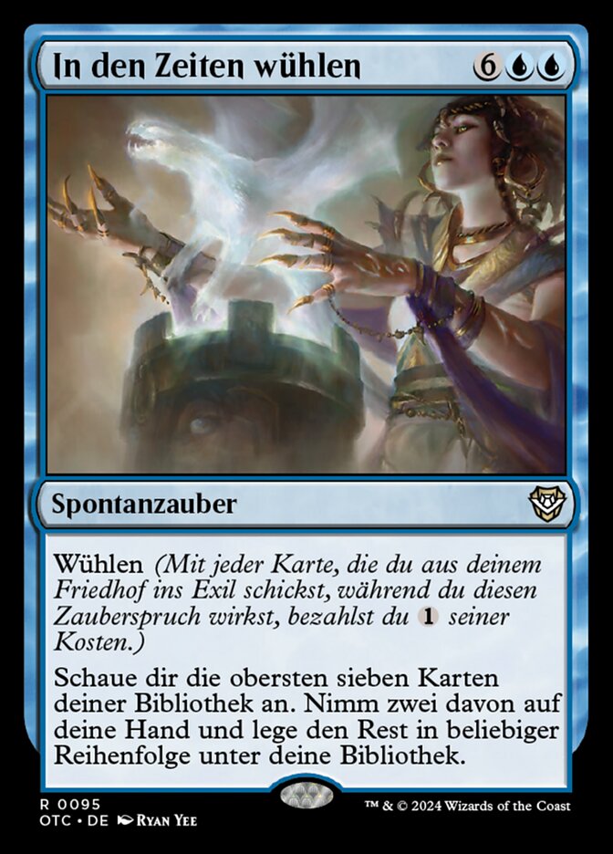 In den Zeiten wühlen