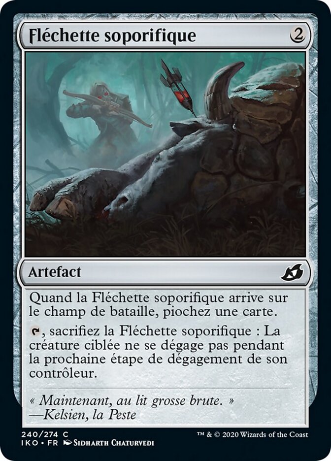 Fléchette soporifique