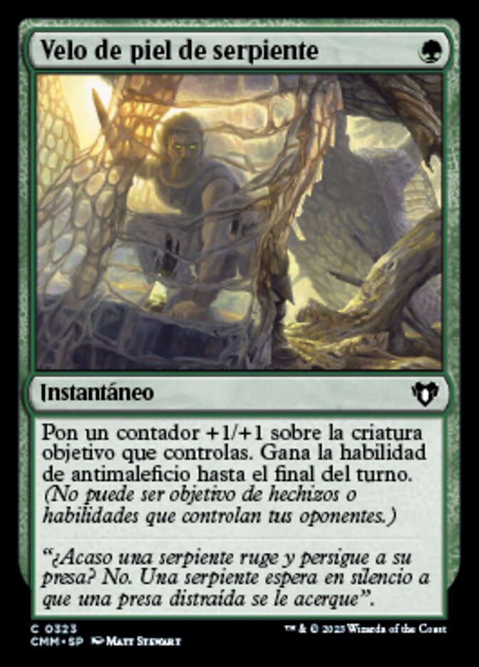 Velo de piel de serpiente
