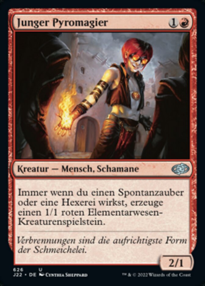 Junger Pyromagier