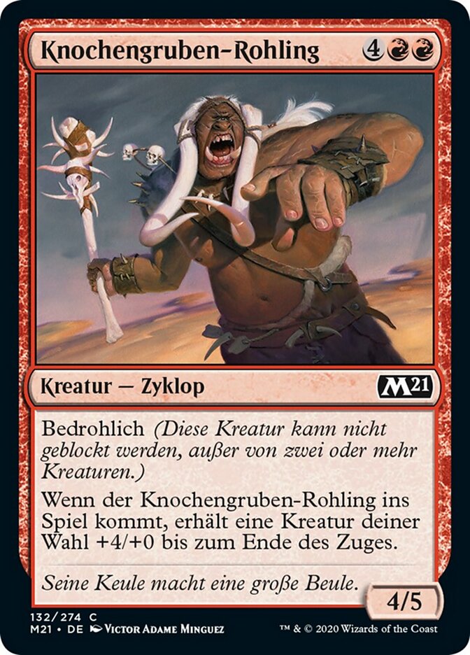 Knochengruben-Rohling
