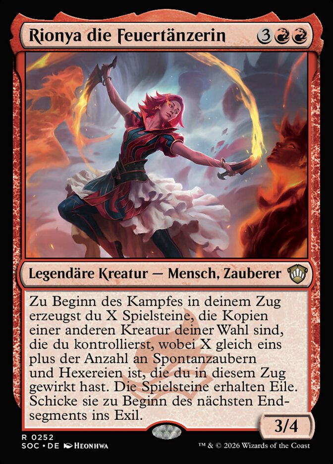 Rionya die Feuertänzerin