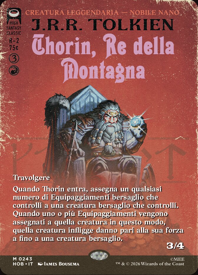 Thorin, Re della Montagna