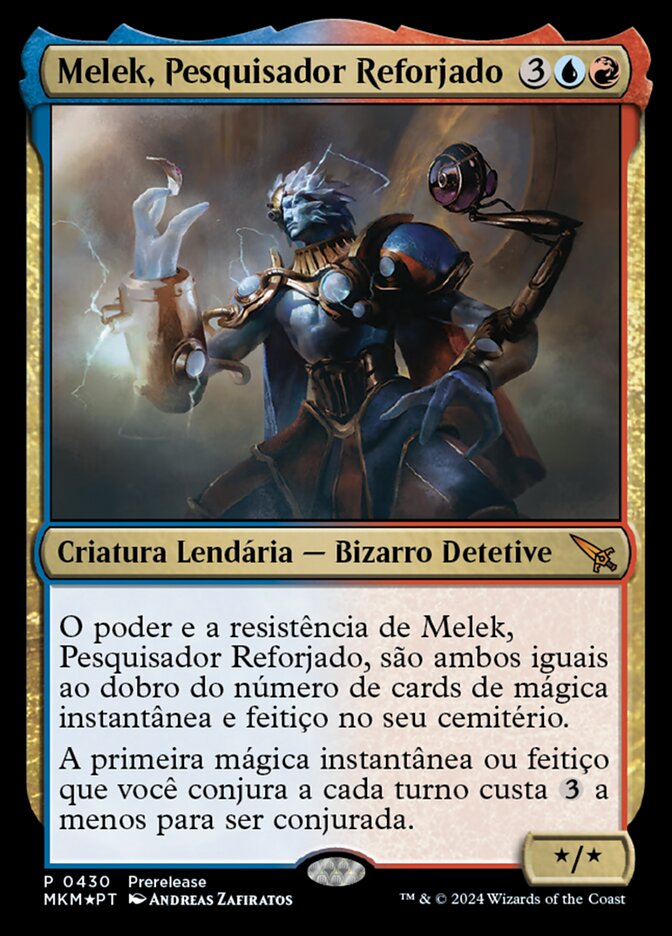 Melek, Pesquisador Reforjado