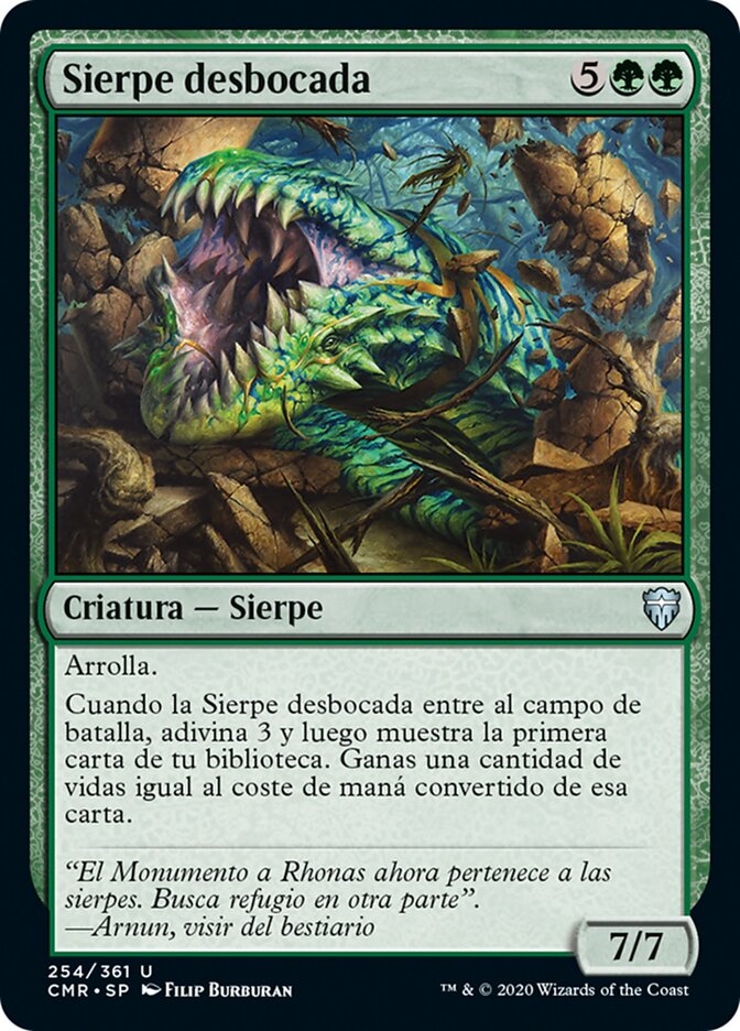 Sierpe desbocada
