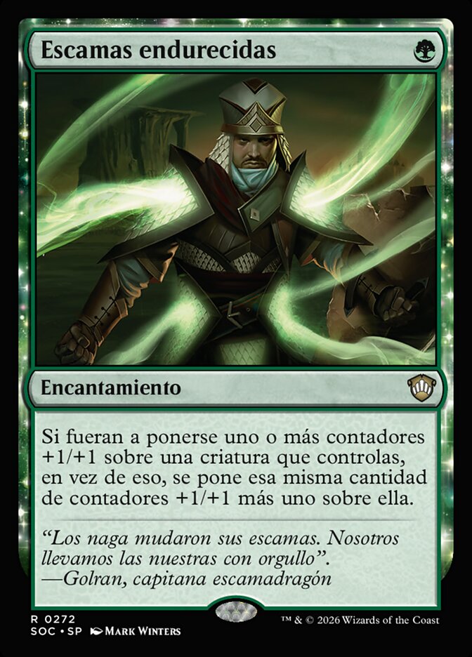 Escamas endurecidas